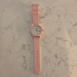 Pale pink Anne Klein watch